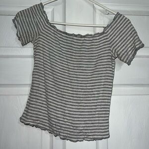 Striped Crop Top